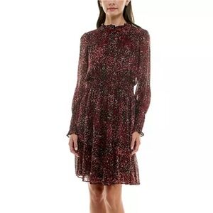 Just Taylor Patterned Dress
